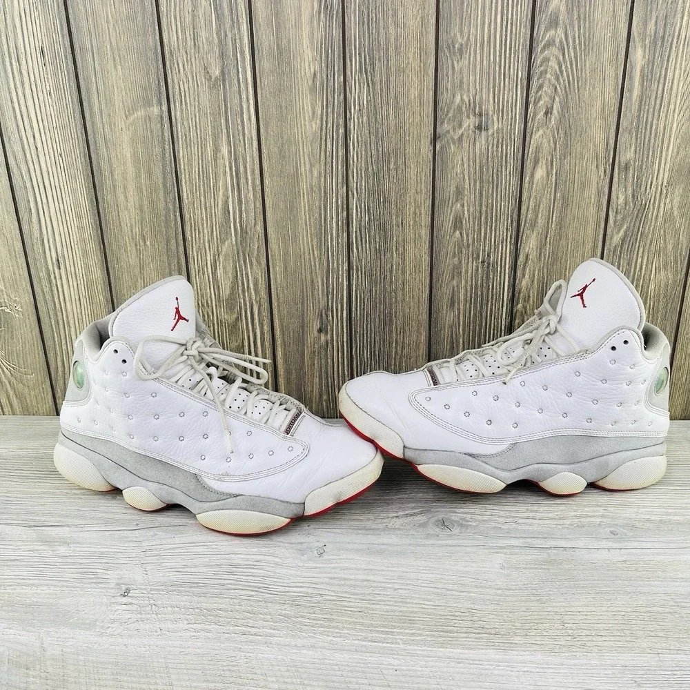 Nike Air Jordan 13 Retro Wolf Grey Men's Size 11, 414571-160 Sneakers No Insoles